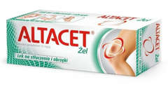 Альтацет используется при отеках после ушибов тканей и суставов